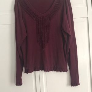 Pretty burgundy top!
